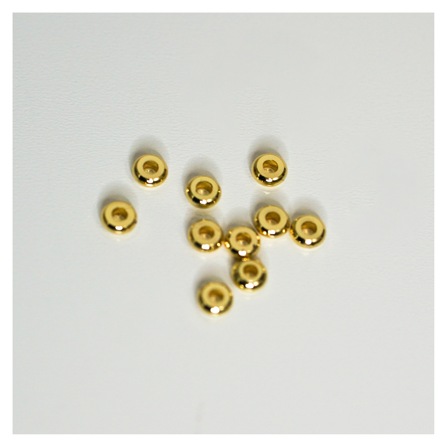1.5 mm Brass Loc Rings - 10 Pieces