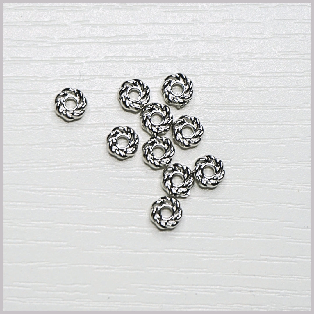 1.8mm Donut Loc Rings - 10 Pieces