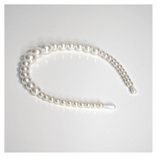 Cultured Pearl Single Halo Headband