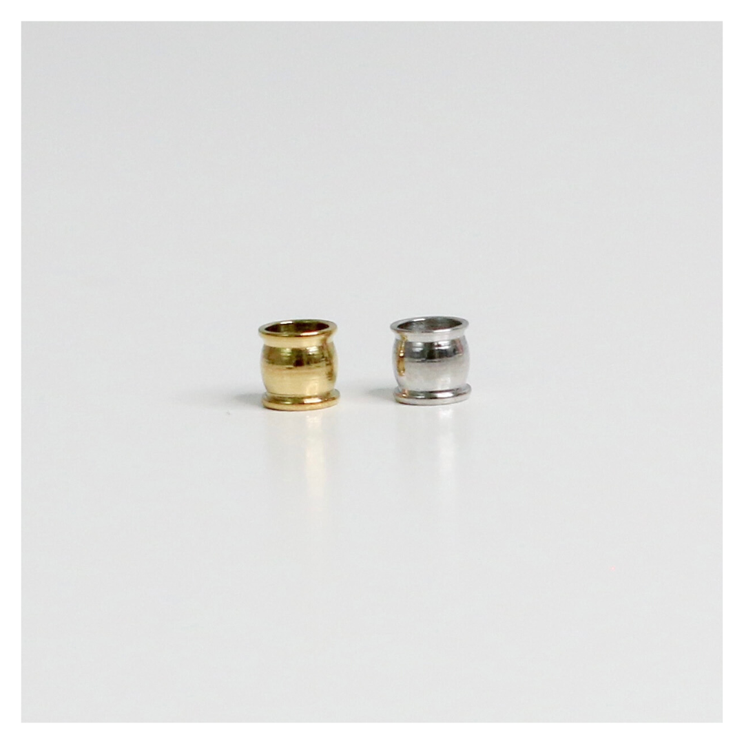 3mm Stainless Steel Barrel Loc Tubes - 10 Pieces