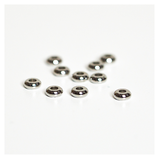 1.5 mm Brass Loc Rings - 10 Pieces