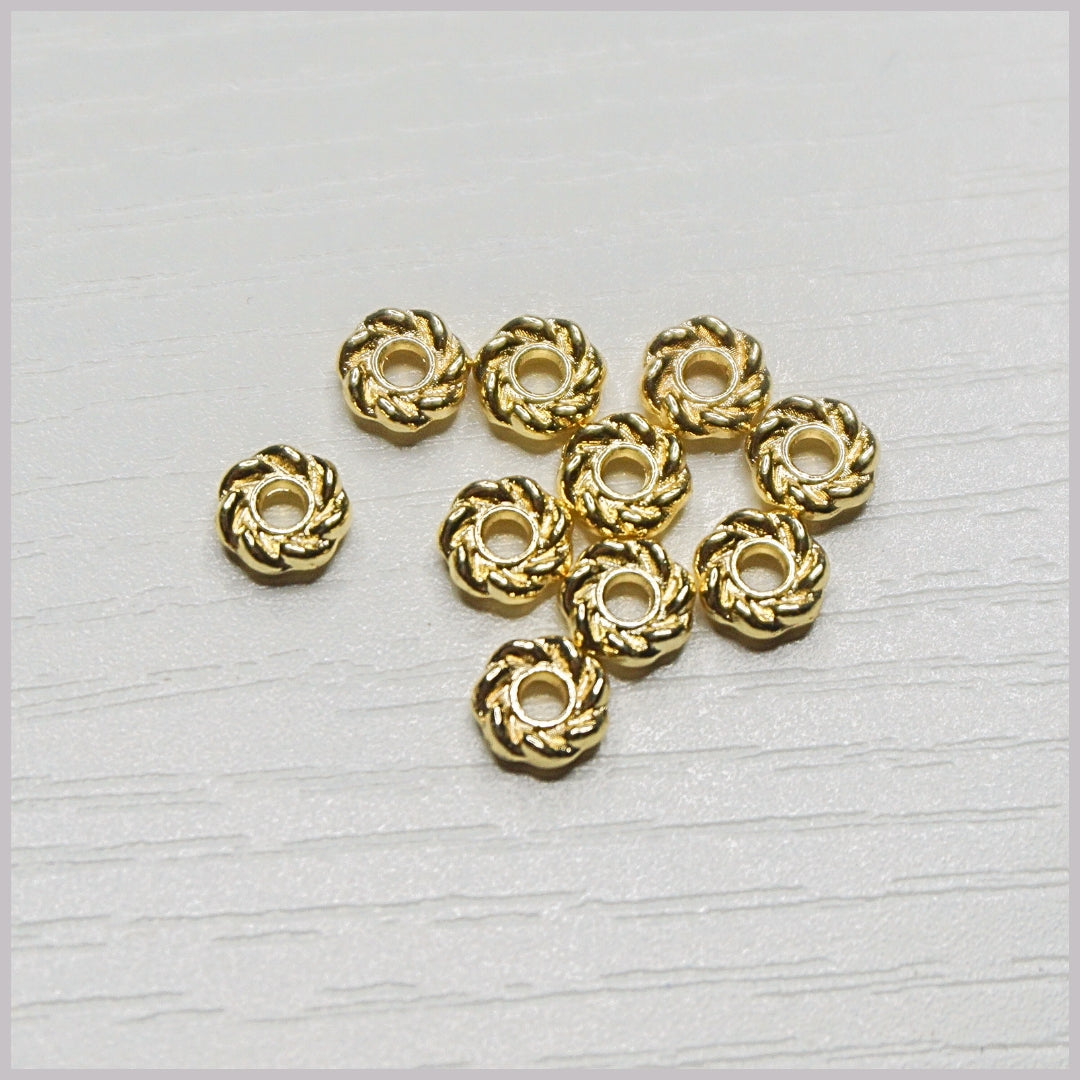 1.8mm Donut Loc Rings - 10 Pieces