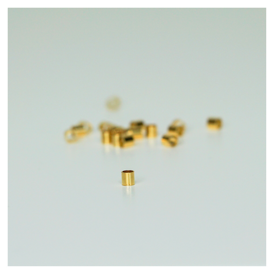 2mm Stainless Steel Loc Tubes - 20 Pieces