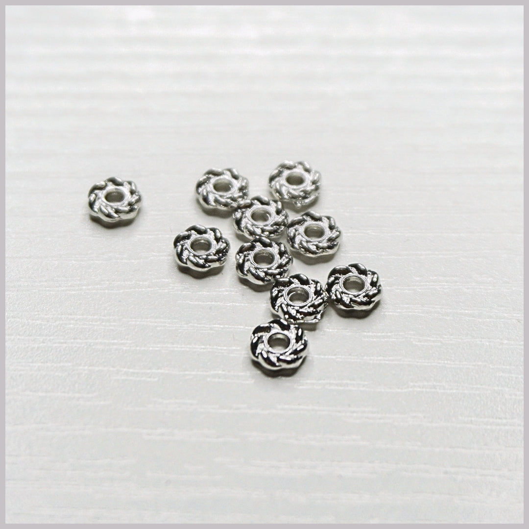 1.8mm Donut Loc Rings - 10 Pieces