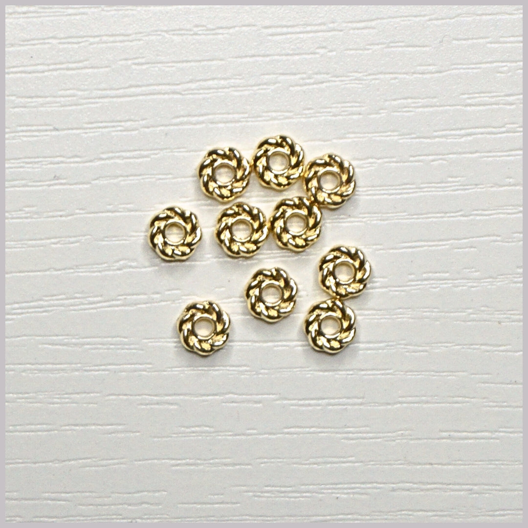 1.8mm Donut Loc Rings - 10 Pieces