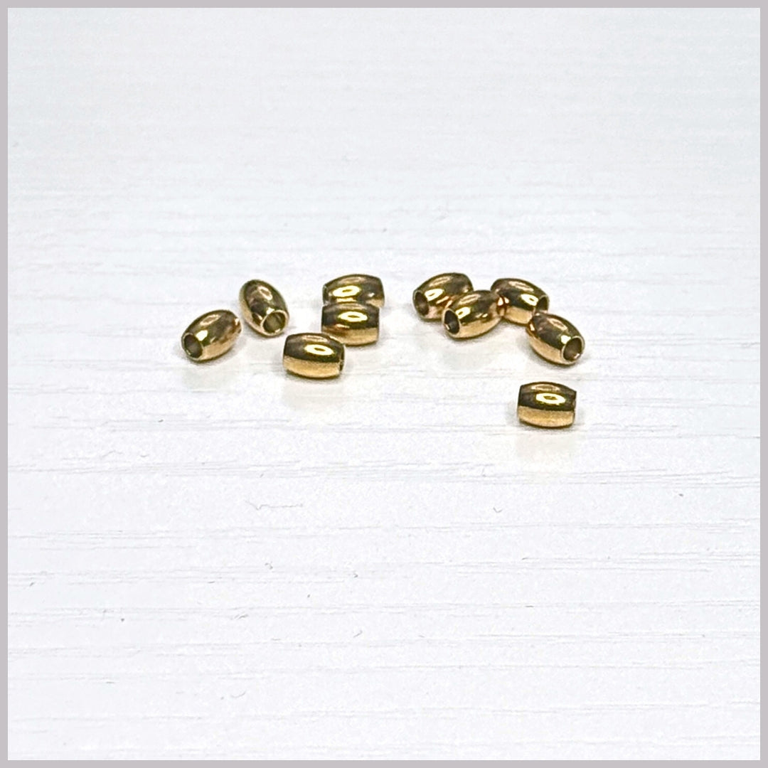 2mm Stainless Steel Loc Drums - 10 Pieces