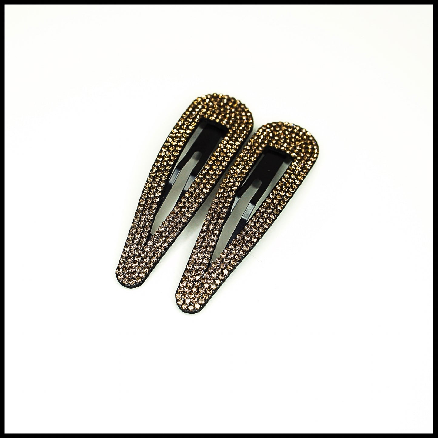 Rhinestone 6pcs Jumbo Hair Clips