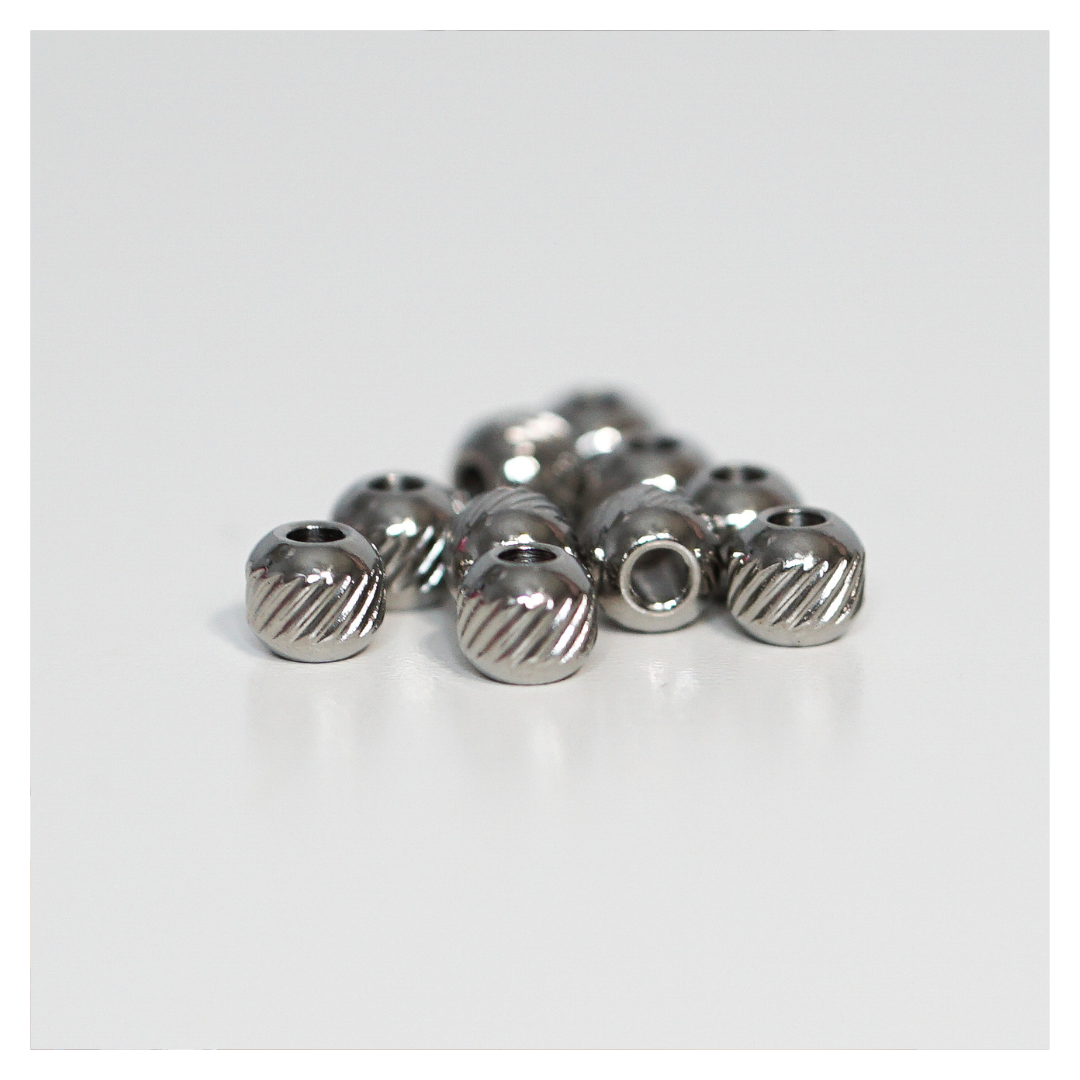 2.5 mm Stainless Steel Loc Wheels - 10 Pieces