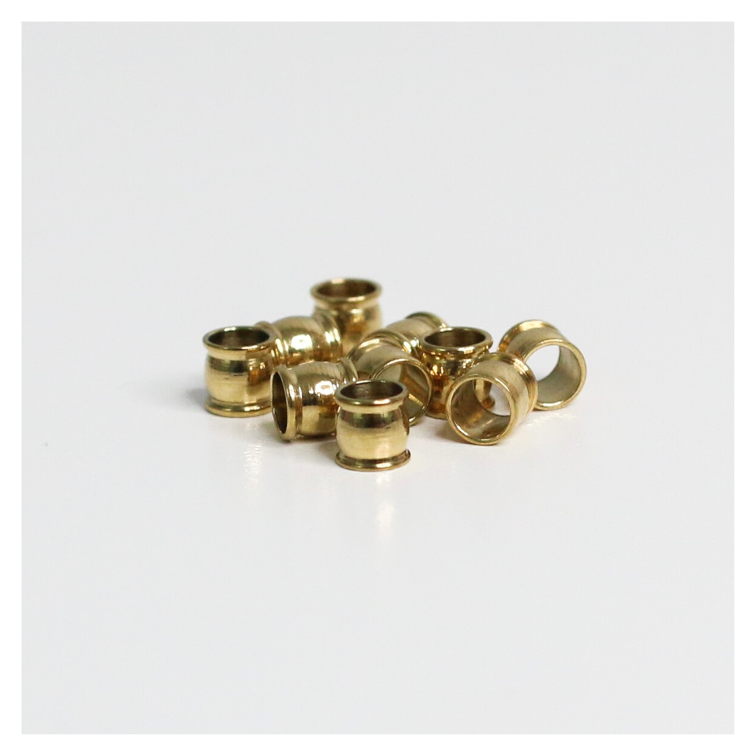 3mm Stainless Steel Barrel Loc Tubes - 10 Pieces